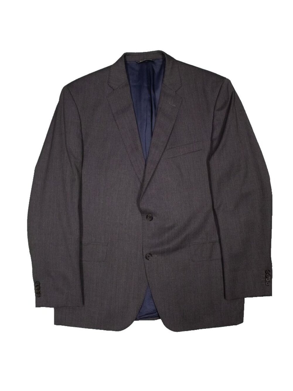 Jack Victor Blazer "Napoli CT" Sharkskin Mens Wool Sport Coat Canada Grey 44R